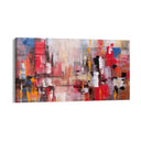 Quadro Stampa su Tela Movimenti di colore - CupidoDesign