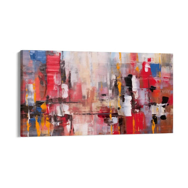 Quadro Stampa su Tela Movimenti di colore - CupidoDesign