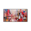 Quadro Stampa su Tela Movimenti di colore - CupidoDesign