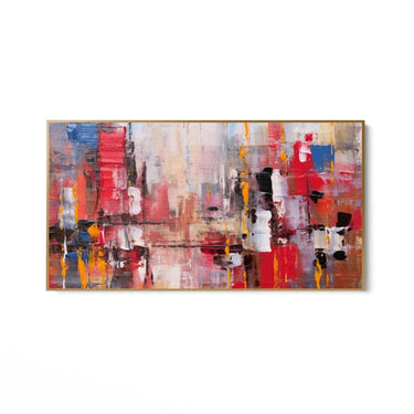 Quadro Stampa su Tela Movimenti di colore - CupidoDesign