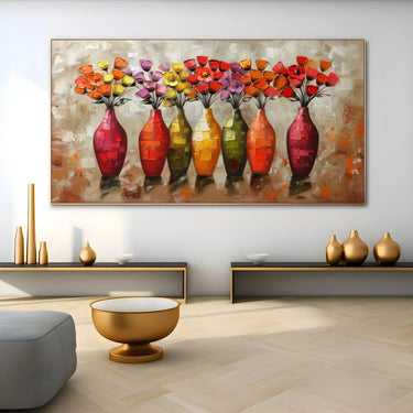 Quadro Stampa su Tela Murale di Vasi - CupidoDesign
