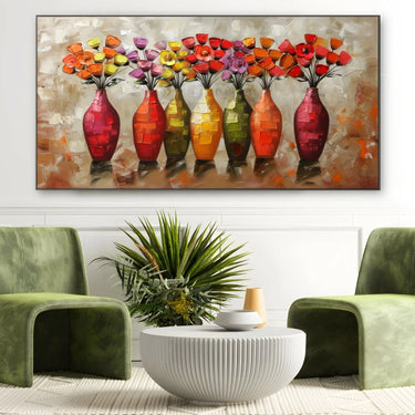 Quadro Stampa su Tela Murale di Vasi - CupidoDesign