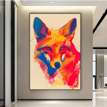 Quadro Stampa su Tela Muso astratto - CupidoDesign