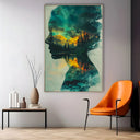 Quadro Stampa su Tela Natura Femminile - CupidoDesign