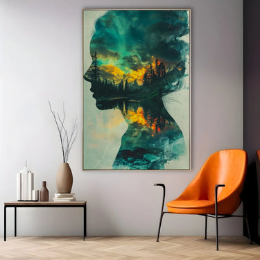 Quadro Stampa su Tela Natura Femminile - CupidoDesign