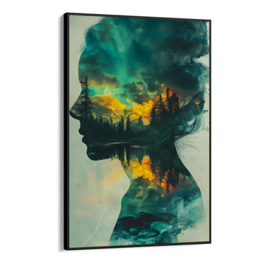 Quadro Stampa su Tela Natura Femminile - CupidoDesign