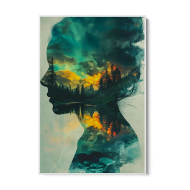 Quadro Stampa su Tela Natura Femminile - CupidoDesign