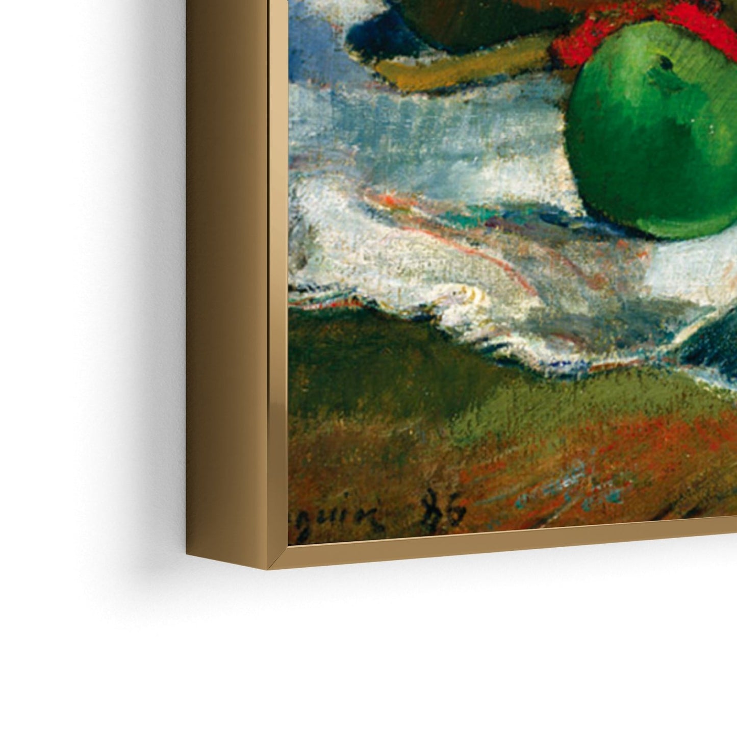 Stilleben med profil av Laval, Paul Gauguin