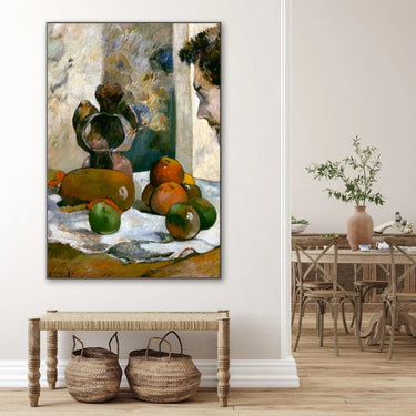 Quadro Stampa su Tela Natura morta con profilo di Laval, Paul Gauguin - CupidoDesign
