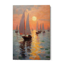 Quadro Stampa su Tela Navigando al tramonto - CupidoDesign