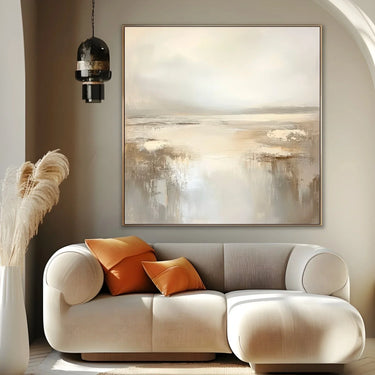 Quadro Stampa su Tela Nebbia del Mattino - CupidoDesign