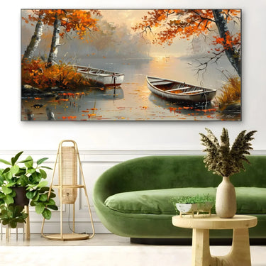Quadro Stampa su Tela Nebbia di ricordi - CupidoDesign