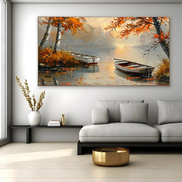 Quadro Stampa su Tela Nebbia di ricordi - CupidoDesign