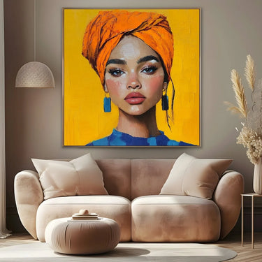 Quadro Stampa su Tela Nel cuore di uno sguardo - CupidoDesign