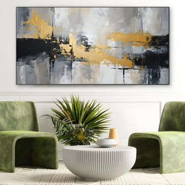 Quadro Stampa su Tela Nero Lussuoso - CupidoDesign