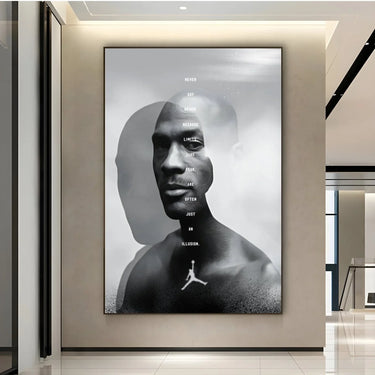 Quadro Stampa su Tela Never say Never - CupidoDesign