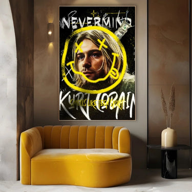 Quadro Stampa su Tela Nevermind - CupidoDesign