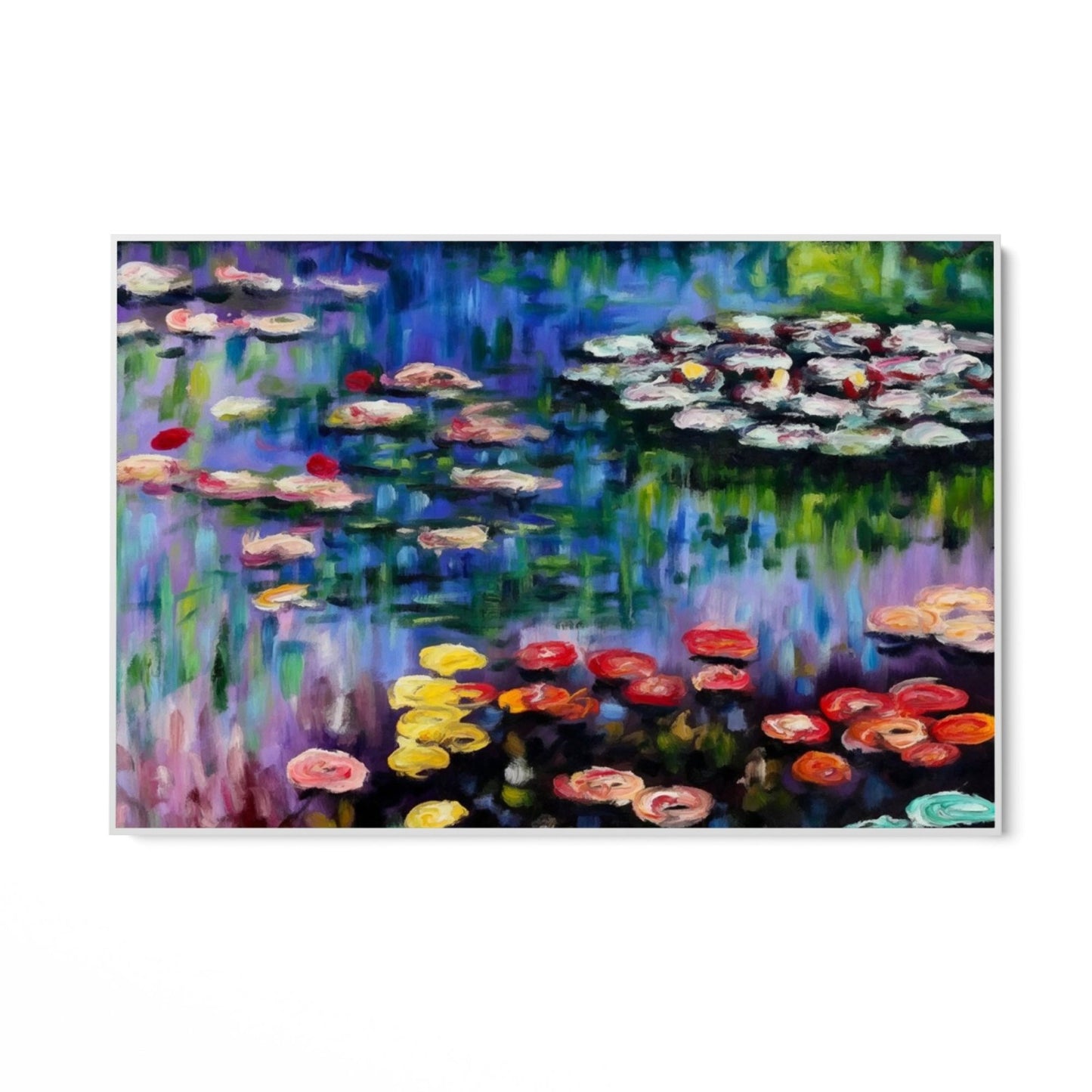 Water Lilies in the Pond at Giverny - Claude Monet
