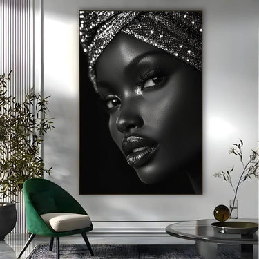 Quadro Stampa su Tela Noir Femminile - CupidoDesign