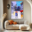 Quadro Stampa su Tela Notte d'incontri - CupidoDesign