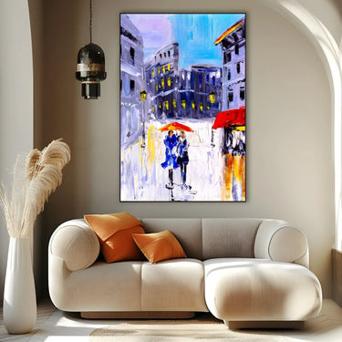 Quadro Stampa su Tela Notte d'incontri - CupidoDesign