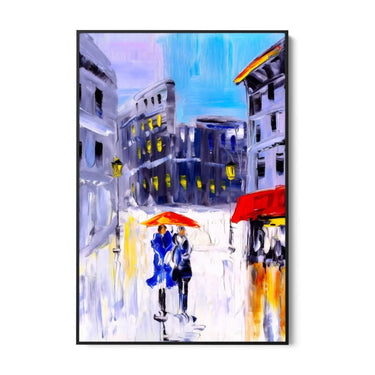 Quadro Stampa su Tela Notte d'incontri - CupidoDesign