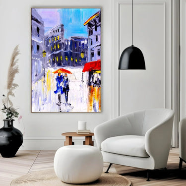 Quadro Stampa su Tela Notte d'incontri - CupidoDesign