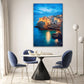 Quadro Stampa su Tela Notte mediterranea - CupidoDesign