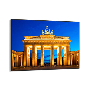 Quadro Stampa su Tela Notte sulla Porta di Brandeburgo, Berlino - CupidoDesign