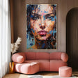 Quadro Stampa su Tela Occhi di ghiaccio - CupidoDesign