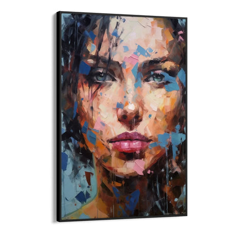 Quadro Stampa su Tela Occhi di ghiaccio - CupidoDesign