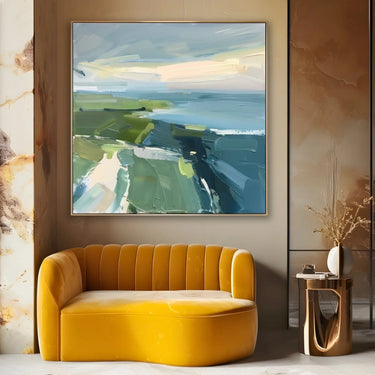 Quadro Stampa su Tela Oceano e Praterie - CupidoDesign