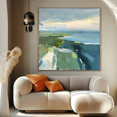 Quadro Stampa su Tela Oceano e Praterie - CupidoDesign