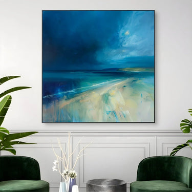 Quadro Stampa su Tela Oceano Notturno - CupidoDesign