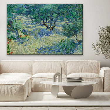 Quadro Stampa su Tela Olive Orchard 1889, Vincent Van Gogh - CupidoDesign