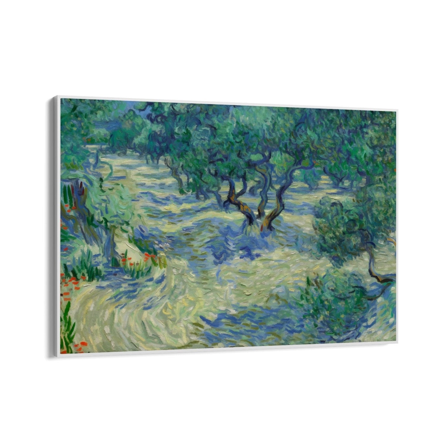 Huerto de olivos 1889, Vincent Van Gogh