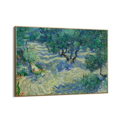 Huerto de olivos 1889, Vincent Van Gogh