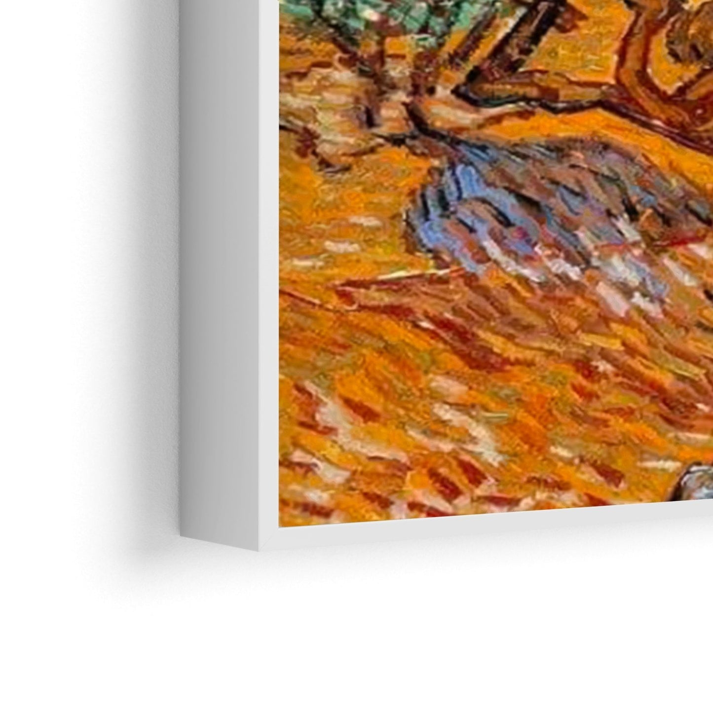 Oliviers au ciel et au soleil jaunes, Vincent Van Gogh
