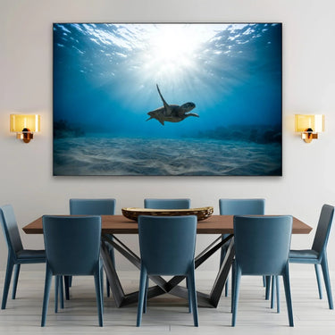 Quadro Stampa su Tela Oltre il Corallo - CupidoDesign