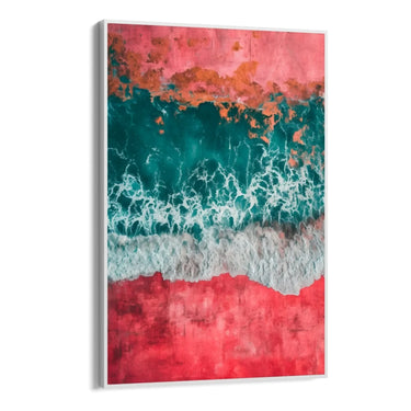 Quadro Stampa su Tela Oltre il Mare Rosso - CupidoDesign