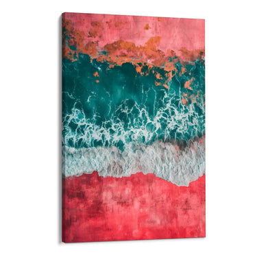 Quadro Stampa su Tela Oltre il Mare Rosso - CupidoDesign