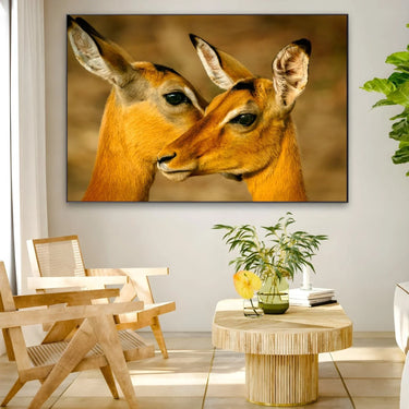 Quadro Stampa su Tela Oltre la Savana - CupidoDesign