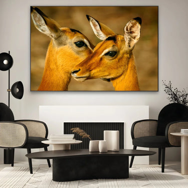 Quadro Stampa su Tela Oltre la Savana - CupidoDesign