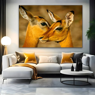Quadro Stampa su Tela Oltre la Savana - CupidoDesign