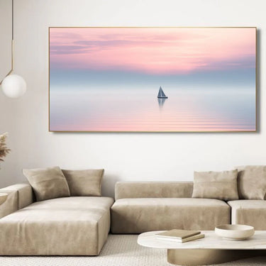 Quadro Stampa su Tela Oltre l'Orizzonte - CupidoDesign