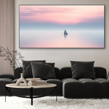 Quadro Stampa su Tela Oltre l'Orizzonte - CupidoDesign