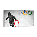 Pilleur des anneaux olympiques, Banksy