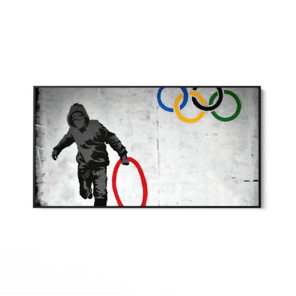 Plünderer der Olympischen Ringe, Banksy