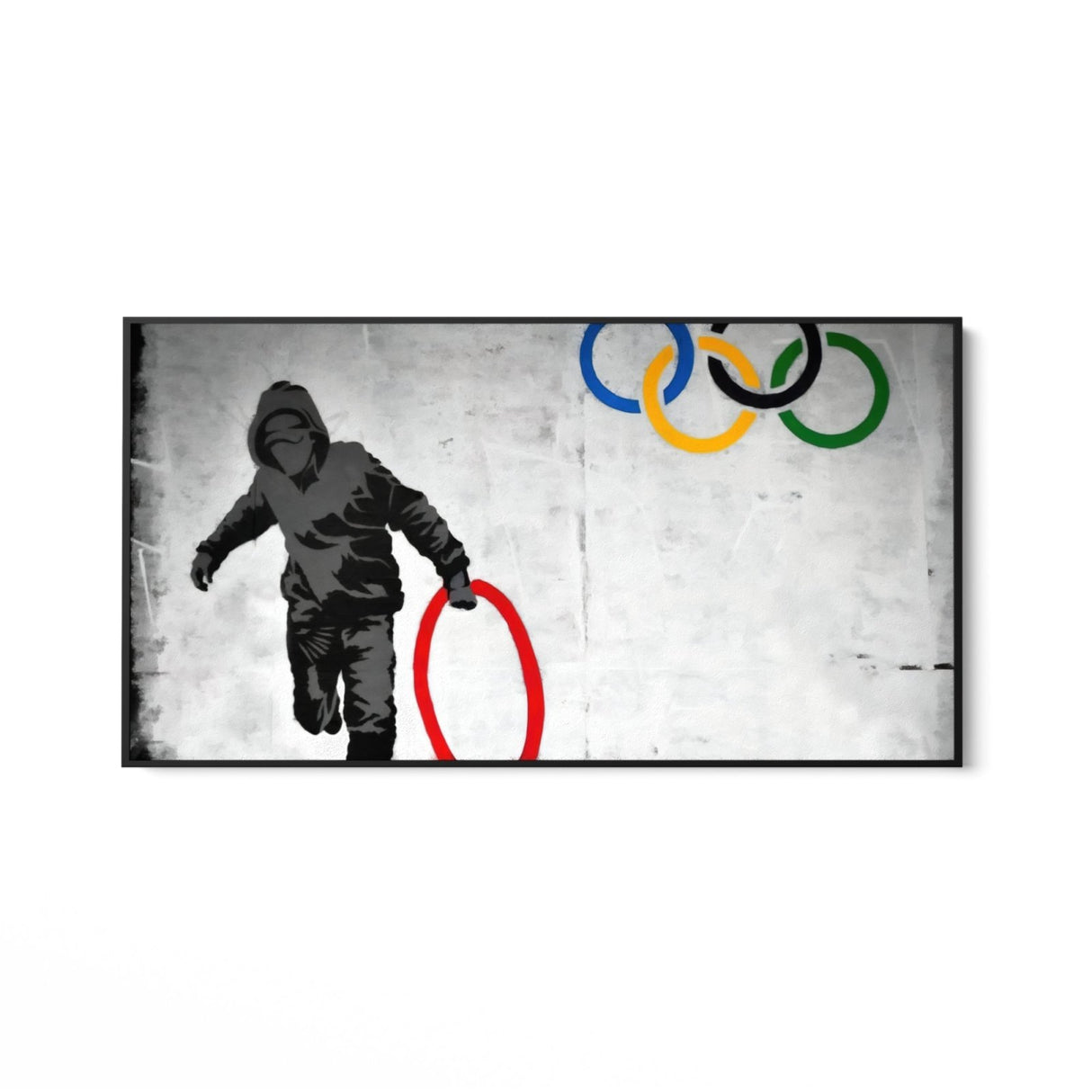 Looter olympijských kruhov, Banksy