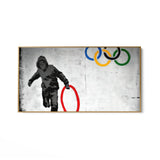 Olympic Rings Looter, Banksy